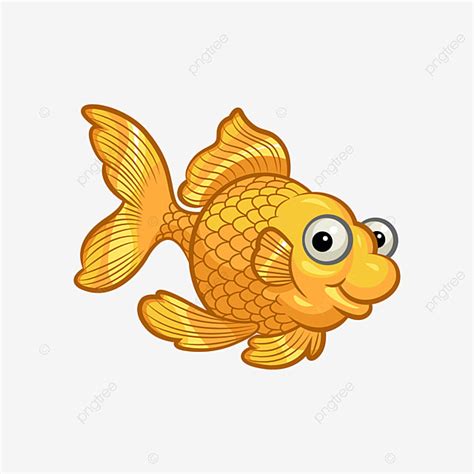 Gambar Vektor Ikan Mas Kartun Ikan Emas, Clipart Ikan, Ikan Emas, Ikan ...