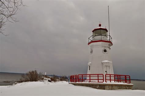 WC-LIGHTHOUSES: CHEBOYGAN CRIB LIGHTHOUSE-CHEBOYGAN, MICHIGAN