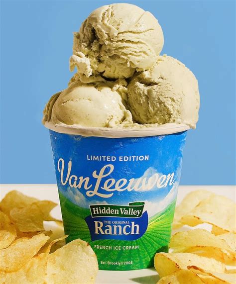 Van Leeuwen Launches Hidden Valley Ranch Limited Edition Ice Cream Flavor