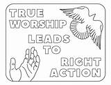 Worship Coloring Pages sketch template