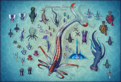 Subnautica Creatures | Subnautica creatures, Subnautica concept art, Creature concept art