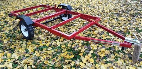 New Paxton 8x4ft Bed Foldable Utility Car Trailer Kit Frame Base in ...