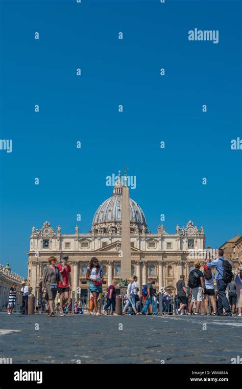 St. Peter's Square in Vatican City Stock Photo - Alamy