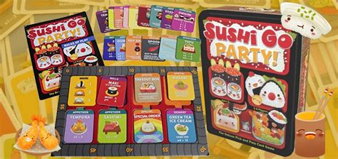 Sushi Go! Party Review Card Game & Board Game 2024