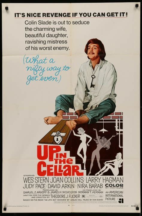 UP IN THE CELLAR Joan Collins ORIGINAL Vintage 1970 1-SHEET MOVIE ...