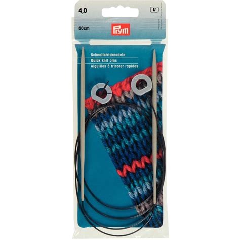 PRYM 4 mm 60 cm Flexible Circular Knitting Needle -218918 - Hobiumyarns