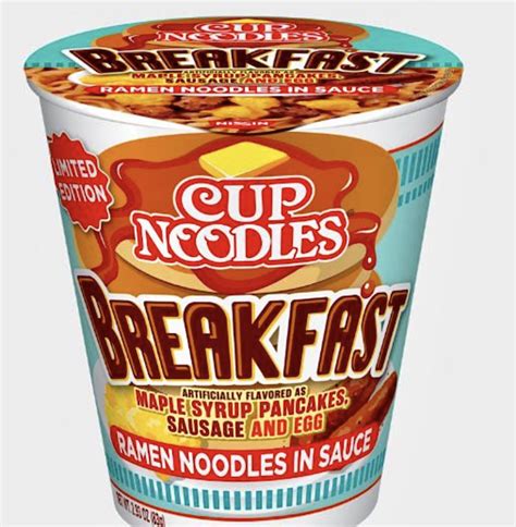 Cup Noodles Released Breakfast Flavored Ramen Noodles That Taste Like ...