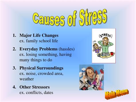 PPT - Causes Of Stress PowerPoint Presentation, free download - ID:6833853