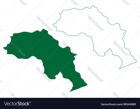 Upper subansiri district arunachal pradesh state Vector Image