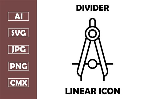 Divider Vector Line Icon Design Graphic by Manshagraphics · Creative ...