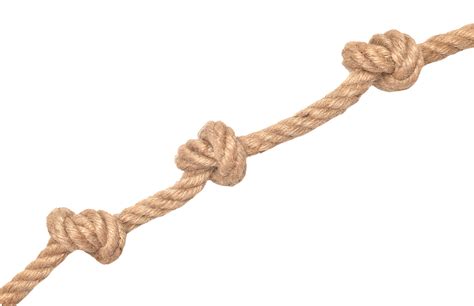 newtonian mechanics - Which is stronger, rope or rope with knots ...