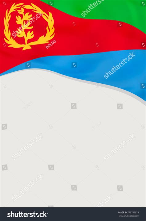 Leaflet Design Flag Eritrea Vector Template Stock Vector (Royalty Free) 779757979 | Shutterstock