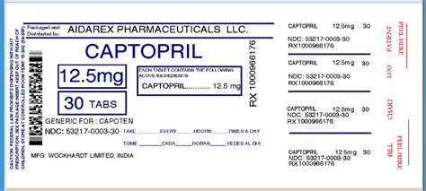 Captopril Information, Side Effects, Warnings and Recalls