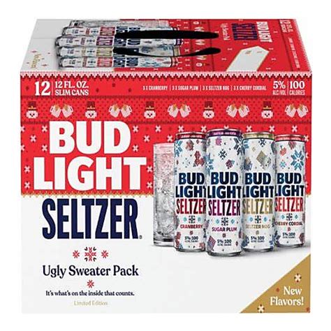 Bud Light™ Seltzer Ugly Sweater Limited Edition Variety Pack, 12 Pack 12 fl. oz. Cans | Hard ...