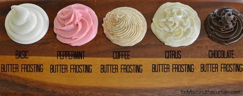 Basic Butter Frosting Five Ways