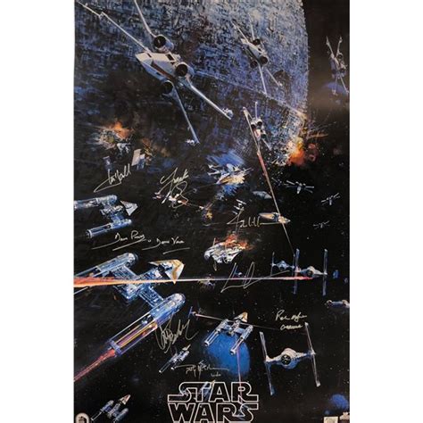 Star Wars Mark Hamill Signed Poster