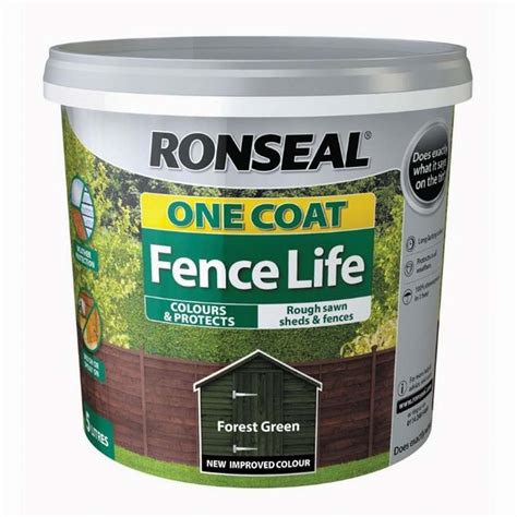 RONSEAL FENCE LIFE FOREST GREEN 5LTR