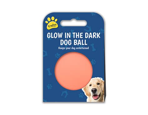 Wholesale glow in the dark dog ball