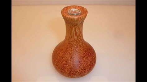 Wood Turning Project Bud Vase from reclaimed wood - YouTube