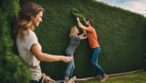 How to Install an Artificial Hedge Wall in Your Outdoor Space – Bindy ...