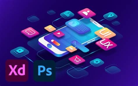 App Icon Design and UI-UX Design with Adobe XD, Photoshop - Course Line