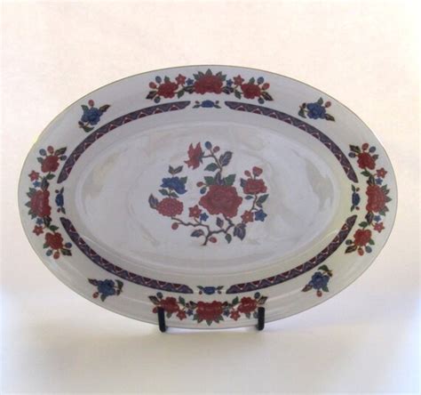 Items similar to Crown Ming Fine China Platter Made in China Jian Shiang Old Imari on Etsy