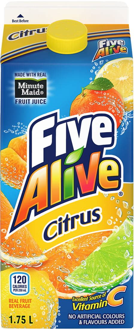 Five Alive - Varieties & Nutrition Facts | Coca-Cola CA