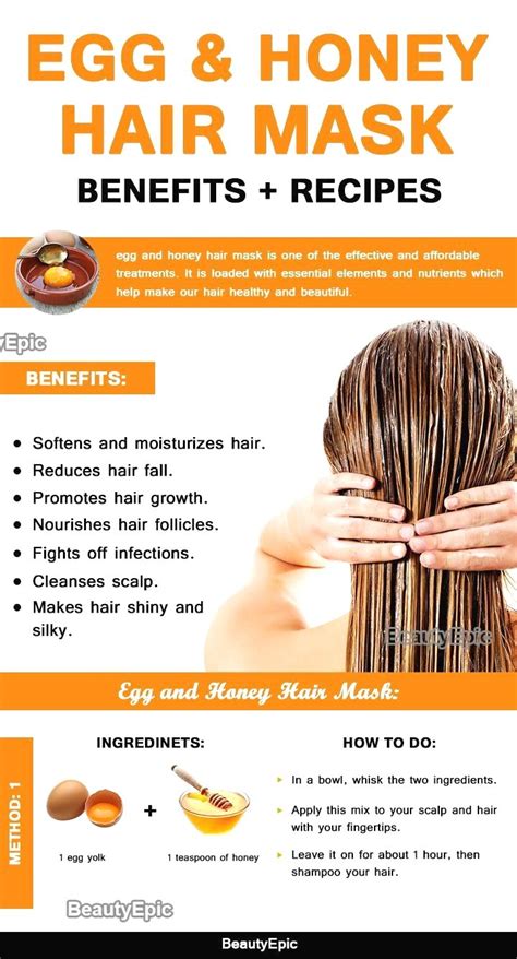 Egg And Honey Hair Mask: Benefits + Top 9 Hair Mask Recipes | Honey ...