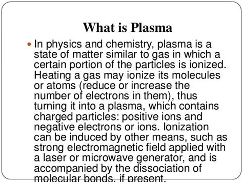 Plasma physics