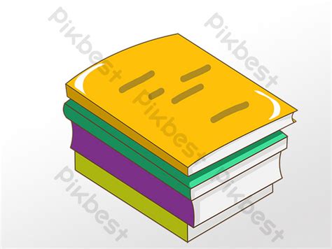 Drawing Student Stationery Books Illustration Elements PNG Images | PSD Free Download - Pikbest