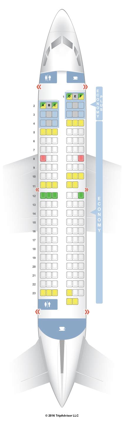 SeatGuru Seat Map WestJet Boeing 737-700 (737)