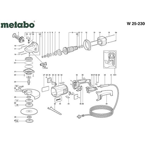 Metabo Spare Parts for Angle Grinder W 25-230 06425260