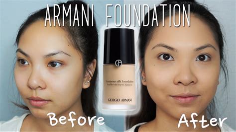 Giorgio Armani Luminous Silk Foundation Review Shop Stores | www.pinnaxis.com