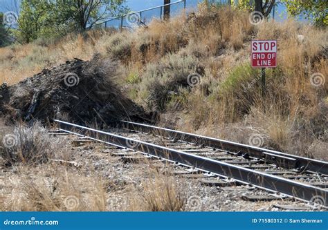 End of the Line stock photo. Image of track, locomotive - 71580312