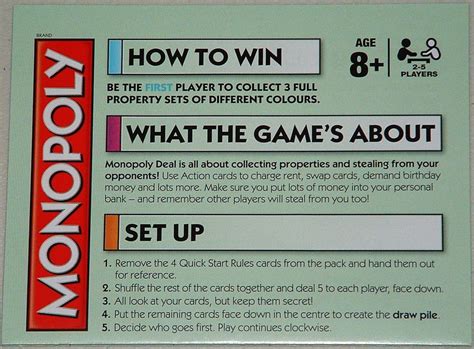 Monopoly Deal Card Game | Image | BoardGameGeek