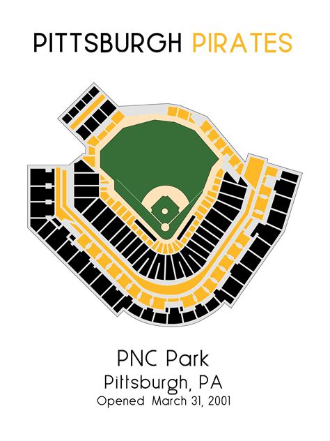 Seattle Mariners Safeco Park, MLB Stadium Map, Ballpark Map, Baseball ...