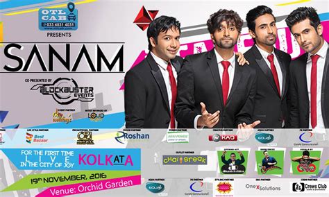 Live in Concert with Sanam |Music Events In Kolkata,West Bengal-Indiaeve