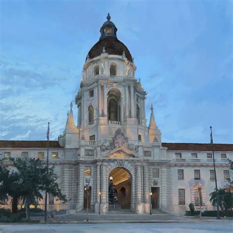 Pasadena City Hall Plein Air Painting : r/pasadena