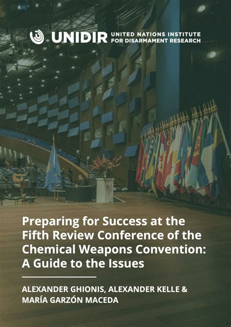 (PDF) Preparing for Success at the Fifth Review Conference of the Chemical Weapons Convention: A ...