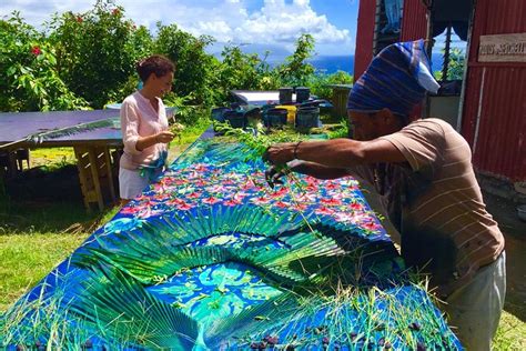 Learn the Traditional Seychelles Art of Sun Printing with Local Textile Designer Mahé