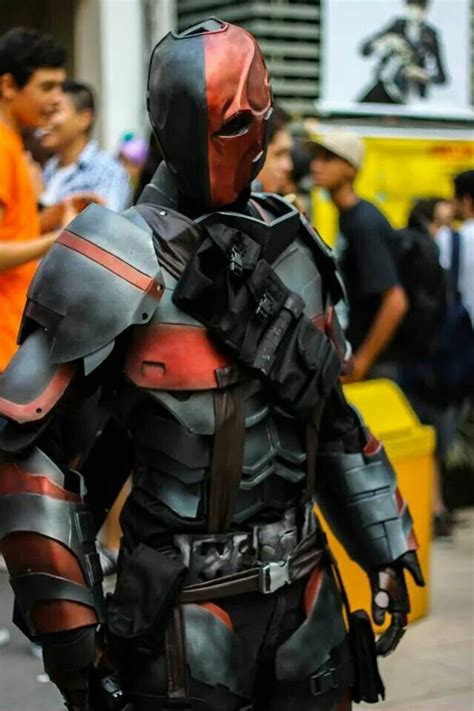 Deathstroke- Batman: Arkham Origins | Deathstroke cosplay, Dc cosplay, Best cosplay