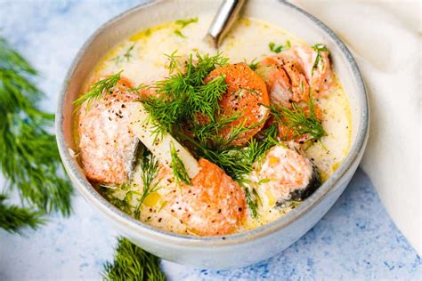 Keto Lohikeitto A Finnish Salmon Soup Recipe - A Full Living