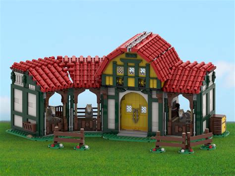 LEGO MOC Horse Farm by Huebre | Rebrickable - Build with LEGO