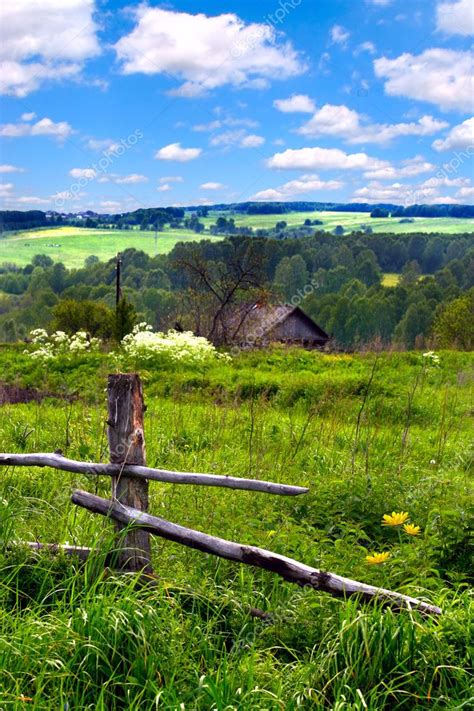 Village landscape Stock Photo by ©sabphoto 1734669