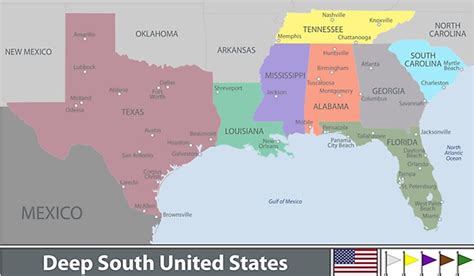 Which States Are Considered The Deep South? - WorldAtlas