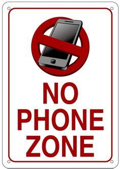 no cell phone sign funny - Unexploded Webcast Photographic Exhibit