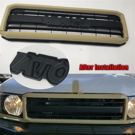 Car Accessories For Toyota Land Cruiser 70 LC70 LC71 LC76 LC78 LC79 2022 Car Front Bumper Grille ...