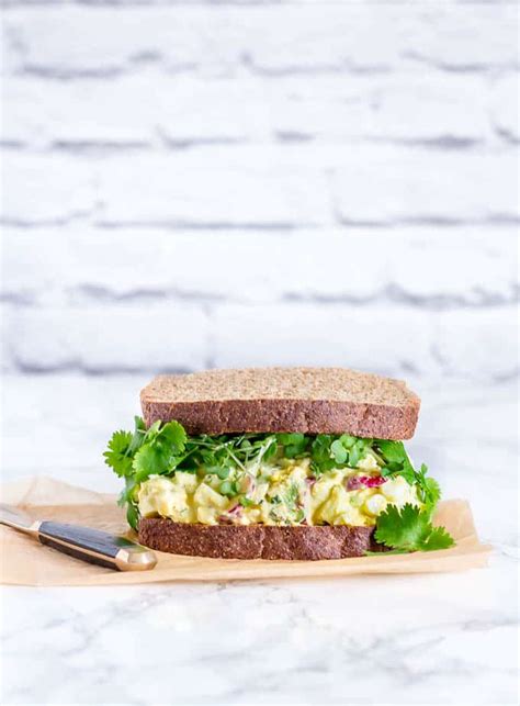 Radish, Avocado and Egg Mayonnaise Sandwich - Recipes From A Pantry