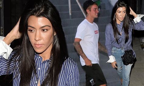 Kourtney Kardashian and Justin Bieber meet up at church | Daily Mail Online