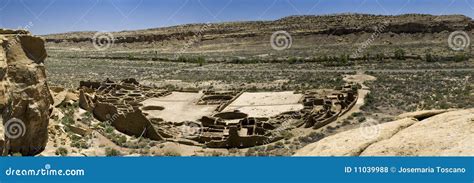 Chaco Canyon Ruins stock photo. Image of desert, america - 11039988